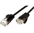 Roline UTP slim patchkabel kat. 6a, LSOH, 3m, černý