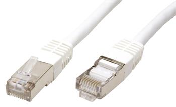 S/FTP kabel cat.6 0,5m bílý