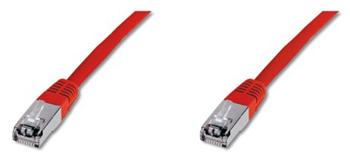 S/FTP kabel cat.6 1m červený