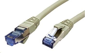 S/FTP patchkabel kat. 6a, LSOH, 2m, šedý
