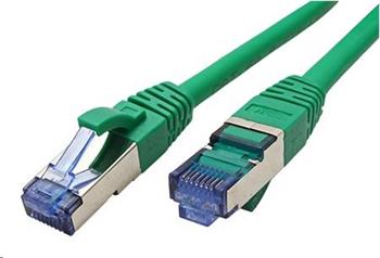 S/FTP patchkabel kat. 6a, LSOH, 2m, zelený