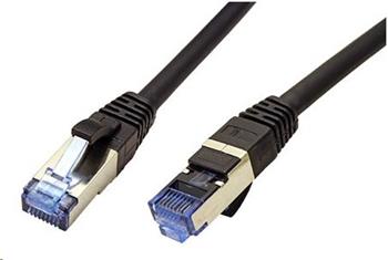 S/FTP patchkabel kat. 6a, LSOH, 7m, černý