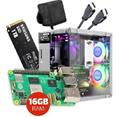 Sada s Raspberry Pi 5 (16GB RAM), Pironman 5, 1 TB SSD + příslušenství