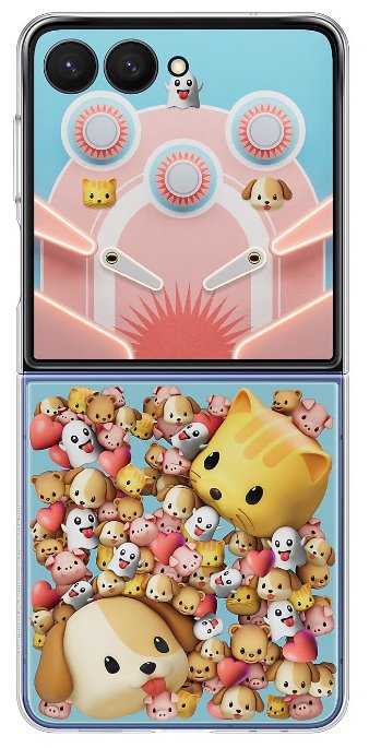 Samsung FlipSuit Kryt pro Galaxy Z Flip7 Transparent