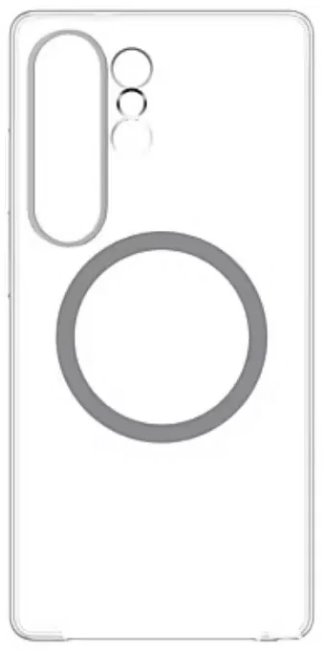 Samsung Průhledný kryt s magnetickým úchytem pro Galaxy S25 Ultra Transparent