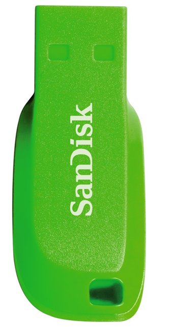 SanDisk Cruzer Blade 16GB USB2.0 elektricky zelená