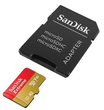 SanDisk Extreme microSDXC 512GB 190MB/s + adaptér