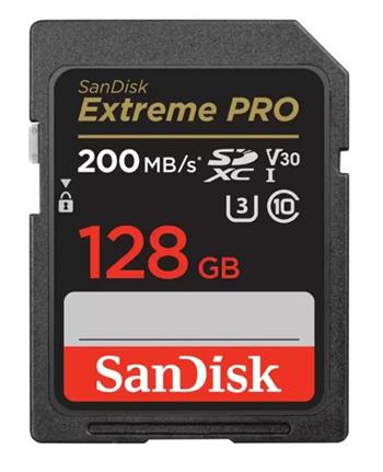 SanDisk Extreme PRO SDXC 128GB 200MB/s V30 UHS-I