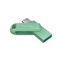 SanDisk Flash Disk 64GB Ultra Dual Drive Go, Zelená