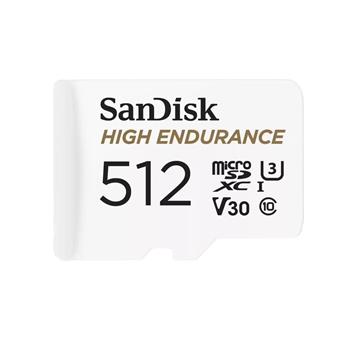 SanDisk MicroSDXC karta 512GB High Endurance + adaptér