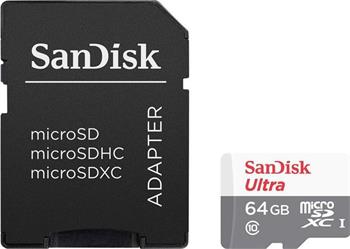 SanDisk Ultra microSDXC 64GB 100MB/s + adaptér