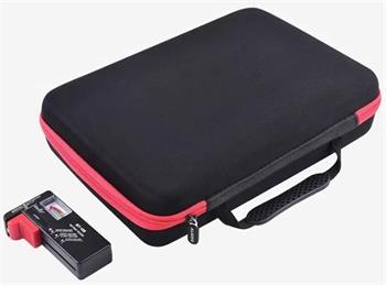 SOFT COM BLUE pouzdro pro 166 ks baterií AA / AAA / C / D / 9V + tester