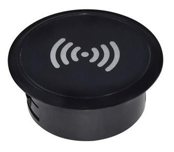 Solight DC65BW bezdrátová 15W vestavná nabíječka, černá