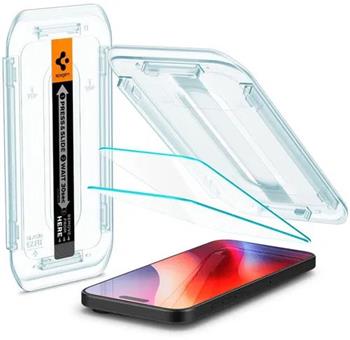 Spigen Glass tR EZ Fit 2 Pack transparency iPhone 16 Pro