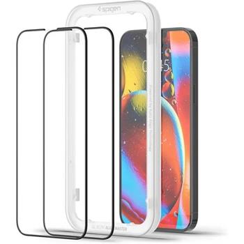Spigen tR Align Master tvrzené sklo iPhone 13 Pro Max černé