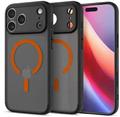 Spigen Ultra Hybrid MagSafe Frost Black orange iPhone 17 Pro Max