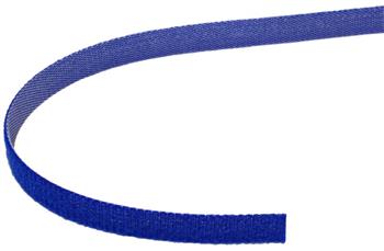 Stahovací páska 10mm, suchý zip, 25m, modrá