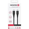 Swissten datový kabel TPE USB-C USB-C power delivery 5A (100W) 1,5 M černý