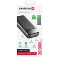 Swissten Power bank 20000 mAh POWER LINE II - černá