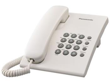 Telefon Panasonic KX-TS500FXW, bílý