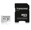 Transcend 16GB microSDHC 300S UHS-I U1, Class 10 + adaptér