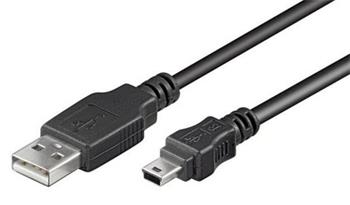 USB 2.0 kabel A-mini 5pin 1,5m