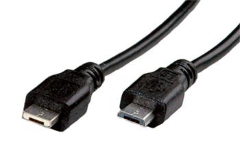 USB 2.0 kabel microUSB A(M) - microUSB B(M), 1,8m