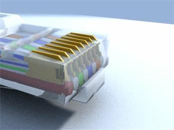 UTP konektor RJ45 Lanko, balení 100ks