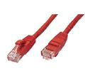 UTP patchkabel kat. 6a, 0,3m, červený