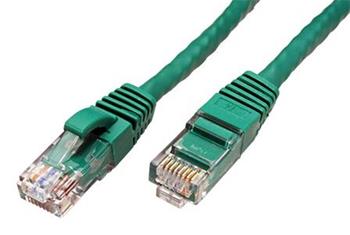 UTP patchkabel kat. 6a, 0,5m, zelený