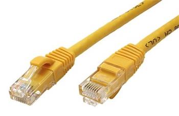 UTP patchkabel kat. 6a, 5m, žlutý