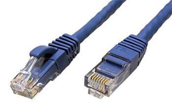 UTP patchkabel kat. 6a, 7m, modrý