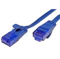 UTP patchkabel kat. 6a, plochý, 1,5m, modrý