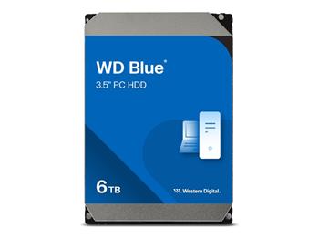 WD Blue WD60EZAX 6 TB 3.5" - SATA 6Gb/s - 5400 ot/min.