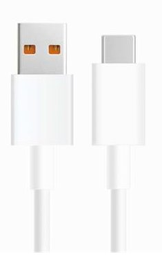 Xiaomi Original USB-C Datový Kabel 6A 1m White