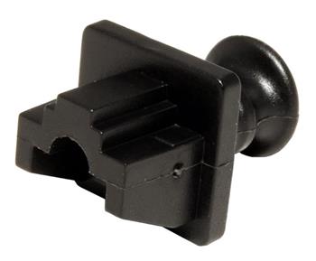 Záslepka RJ45, černá, 10ks